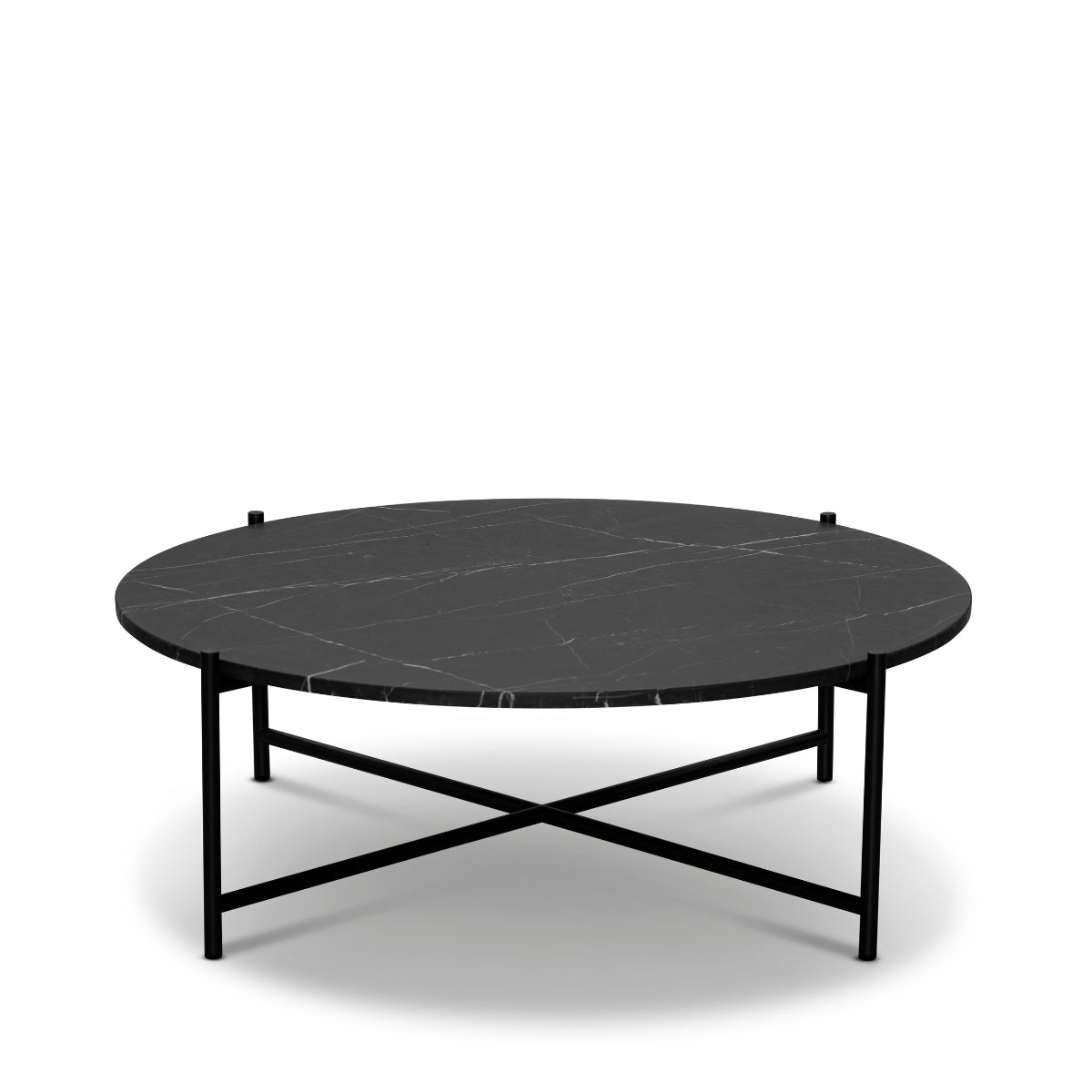 HANDVÄRK | Round Coffee Table 90 - Black
