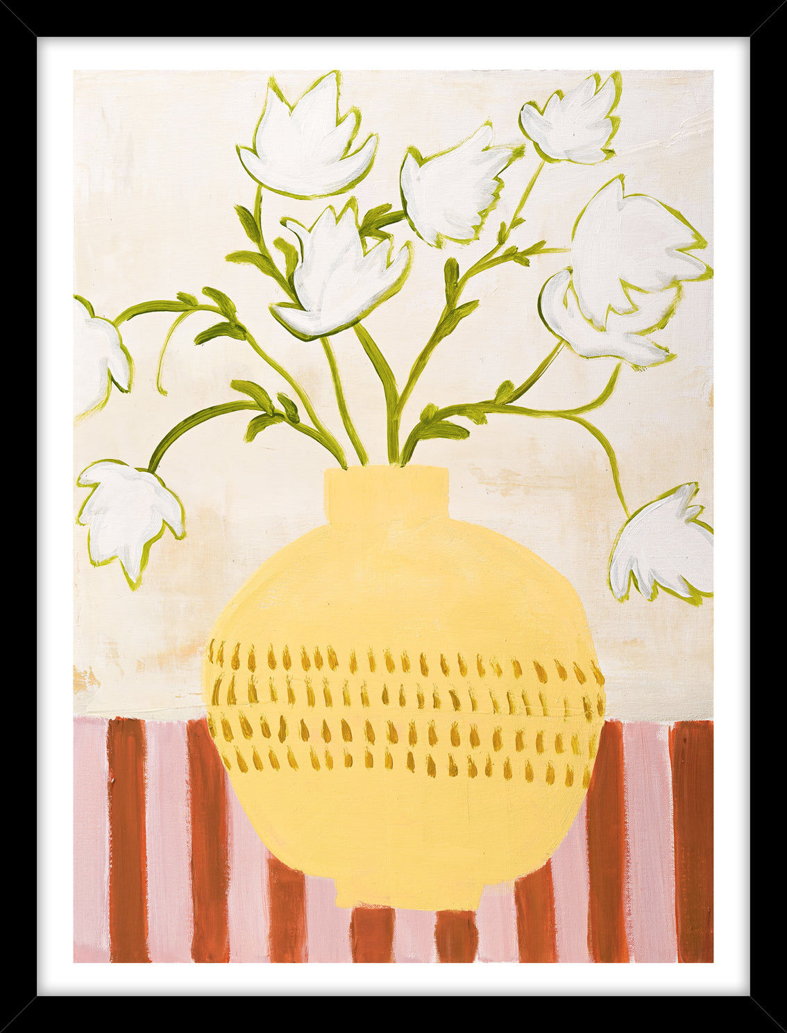 Malerifabrikken | Yellow vase - fine art