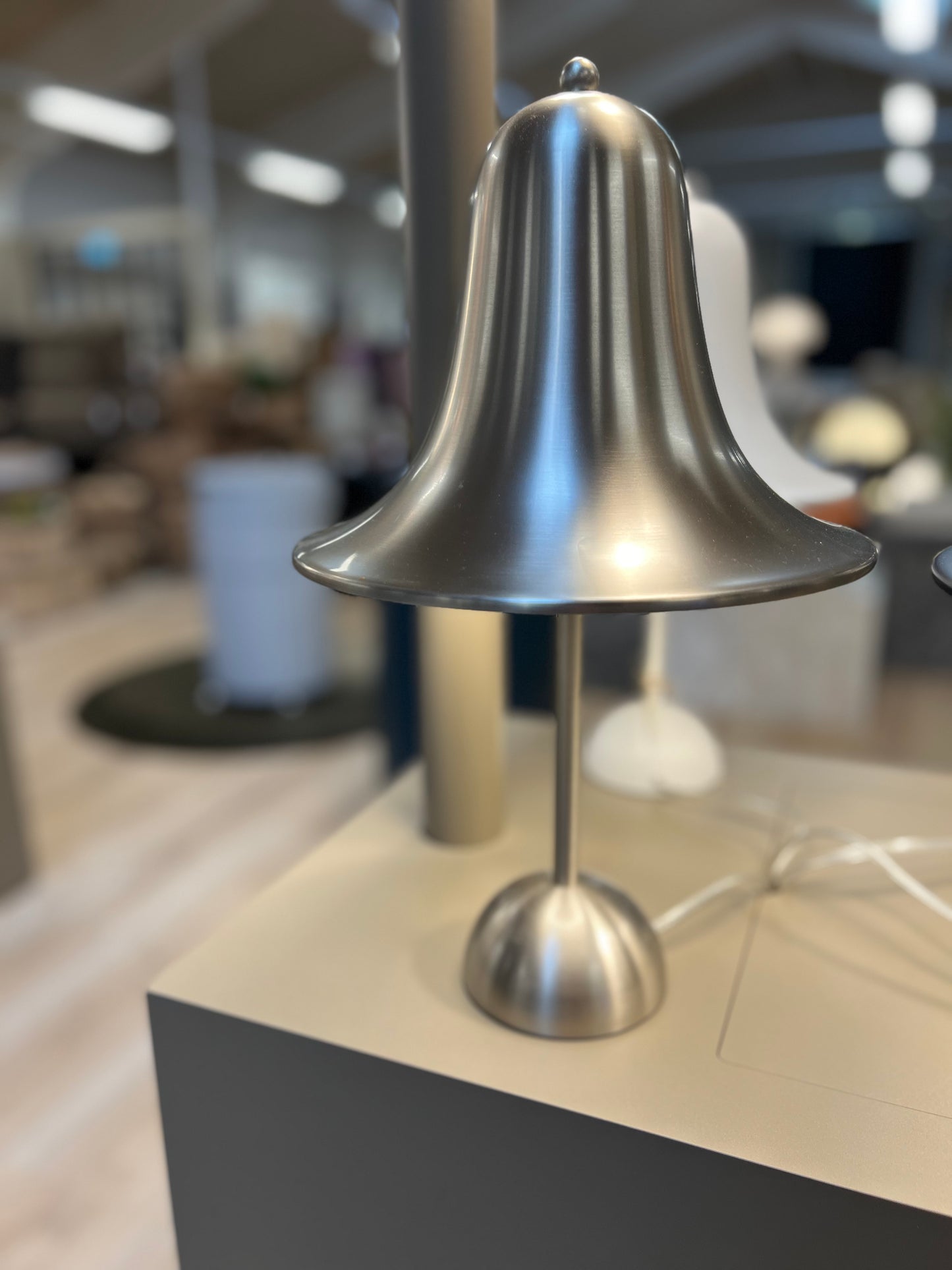 Verpan | Pantop Table Lamp - Matt Metallic - udstillingsmodel