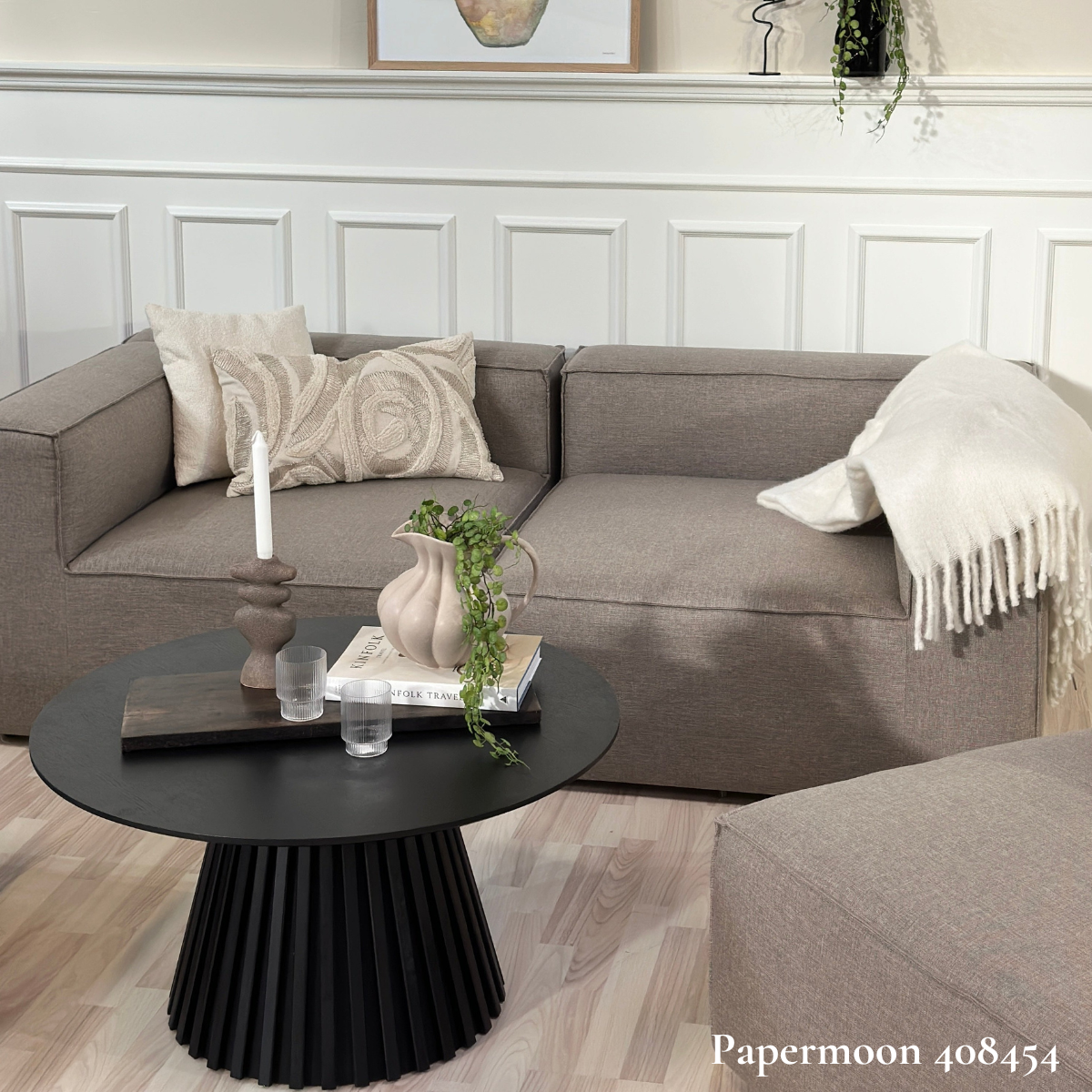 MATT Design | Cala sofa - 3 personers sofa m. puf