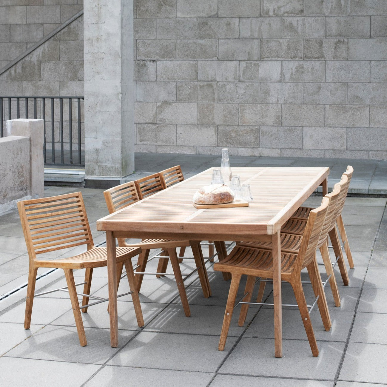 Sibast Furniture | Rib Dining Table - Outdoor