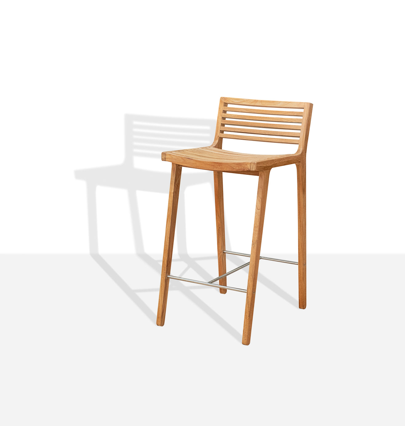Sibast Furniture | Rib Bar Chair - Outdoor