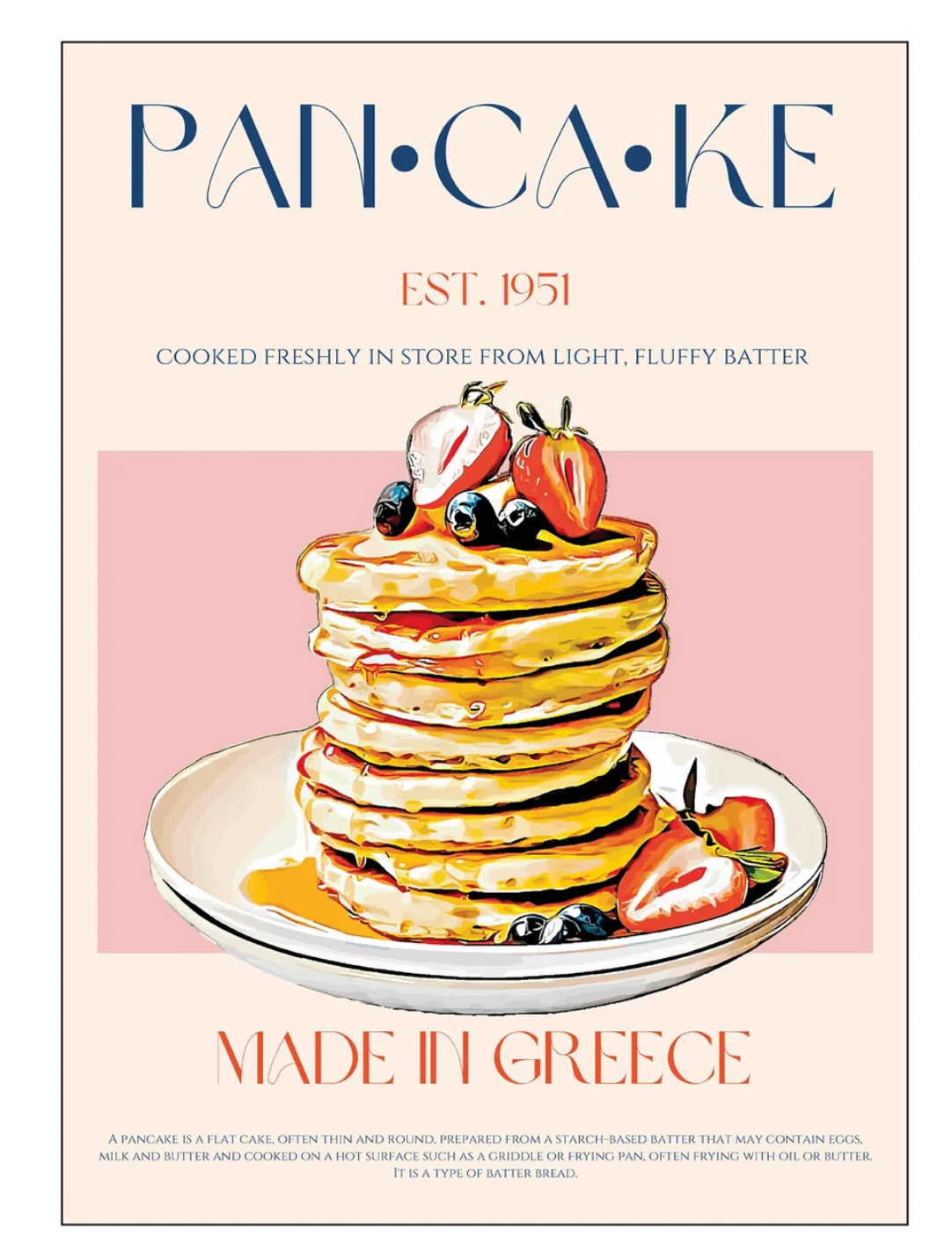 Poster & Frame | Pancake
