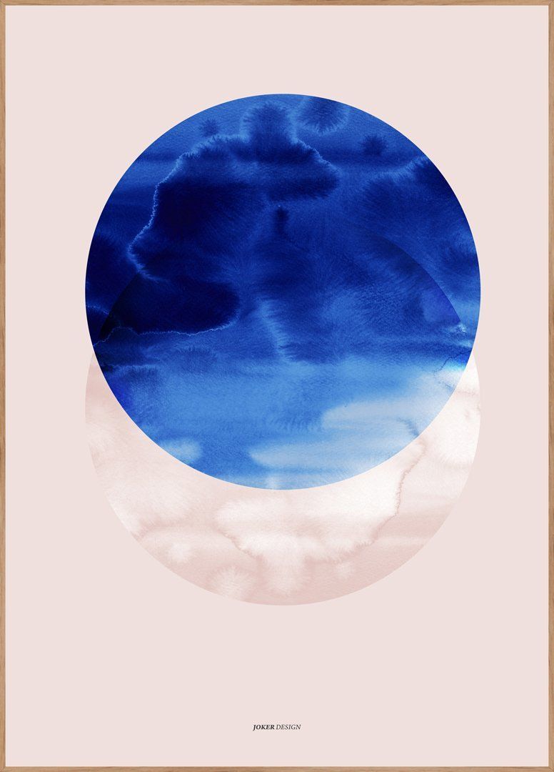 Malerifabrikken | Blue Moon - framed print