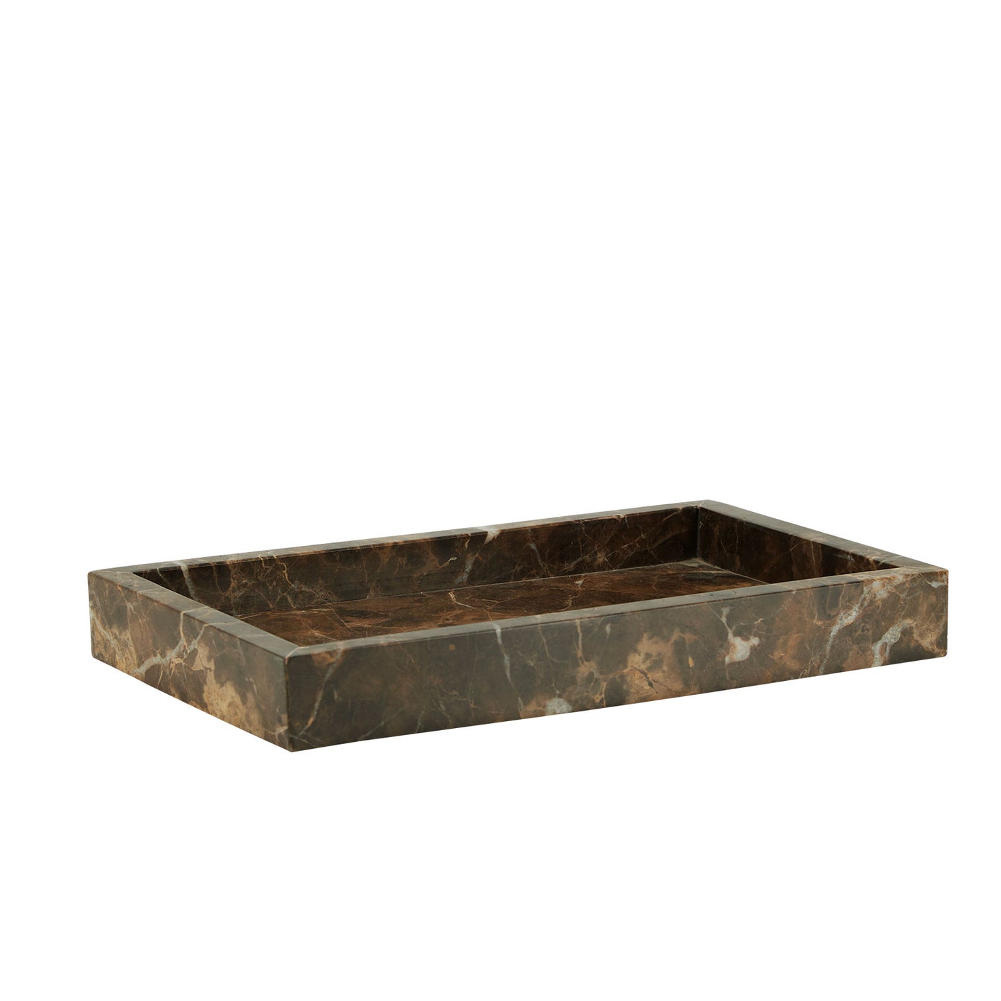 Cozy Living | Jilly Marble Tray - toffee brown