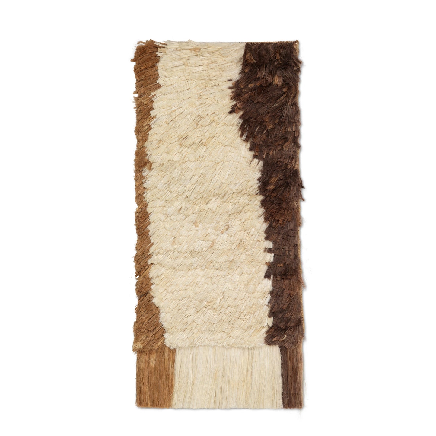 Ferm Living | Edge Wall Rug - Off-white/Coffee - Online Lagersalg