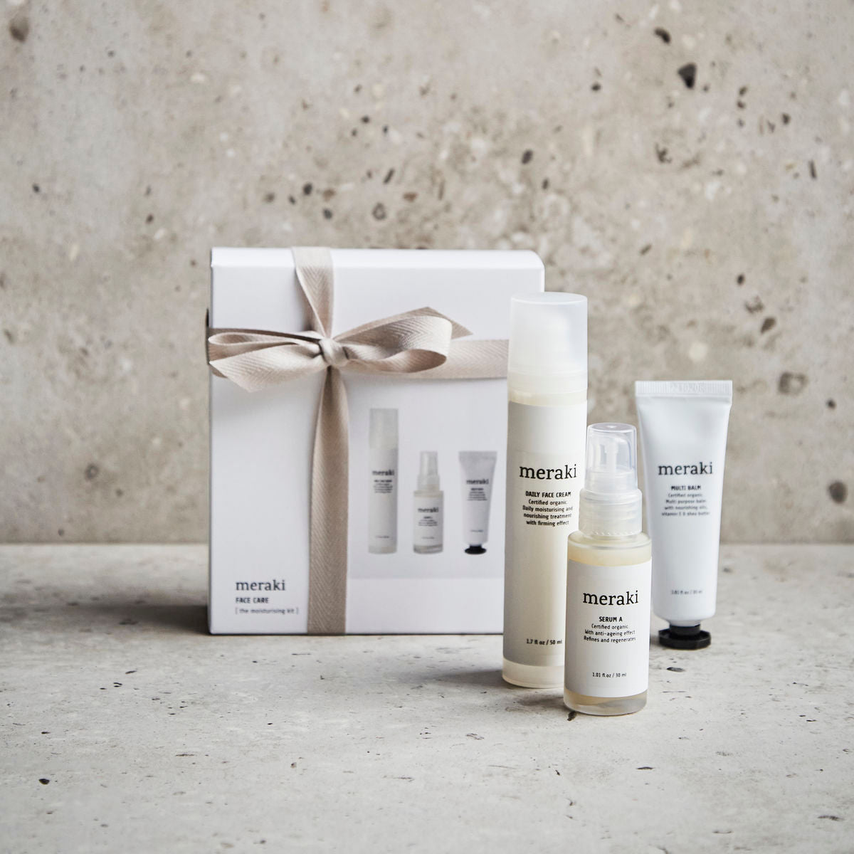 Merak | The moisturising kit , face care - gaveæske