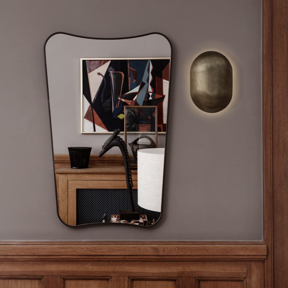 GUBI - Rectangular Wall Mirror stor | Bolighuset Werenberg