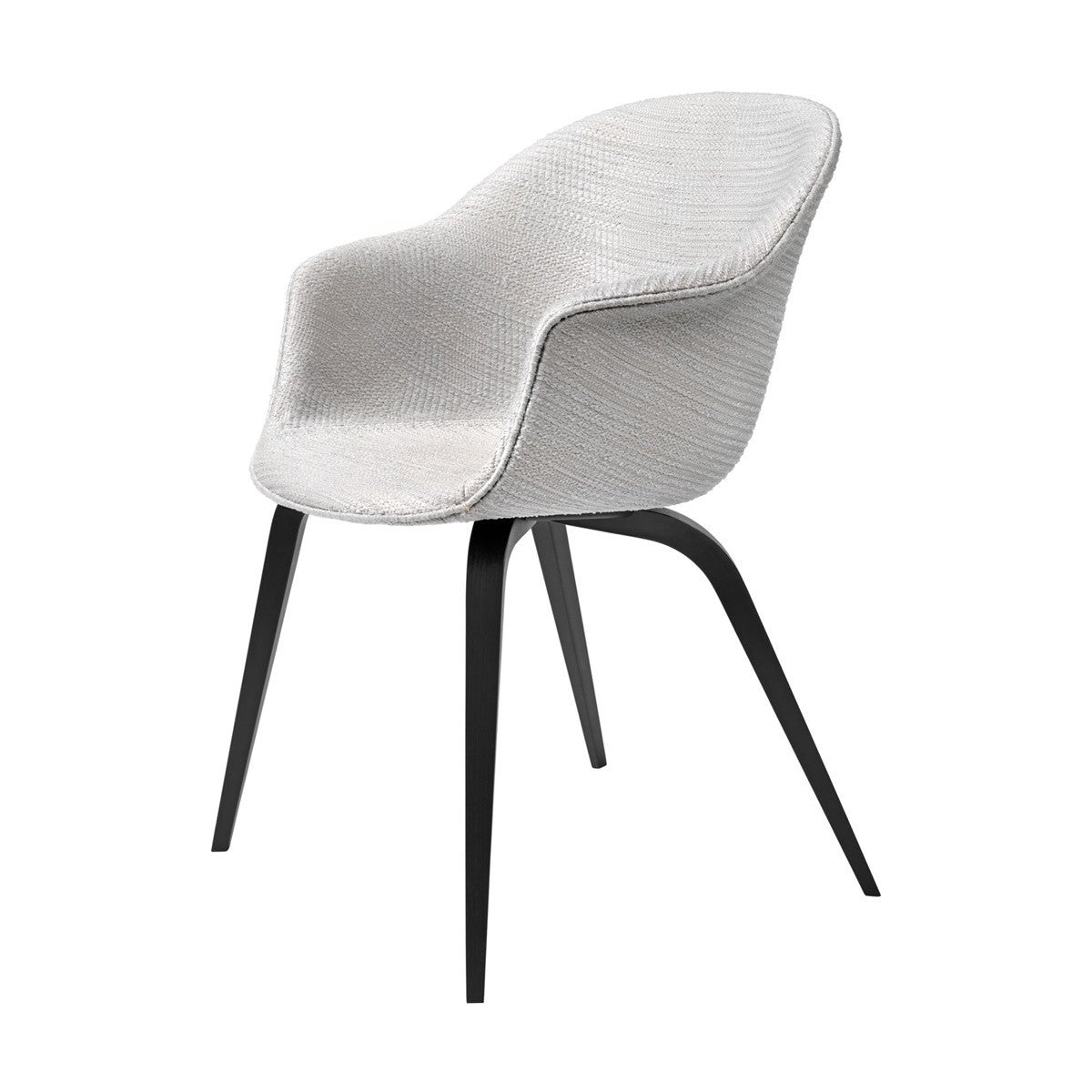 GUBI | Bat Dining Chair - Wood Base, Upholstered | Bolighuset Werenberg