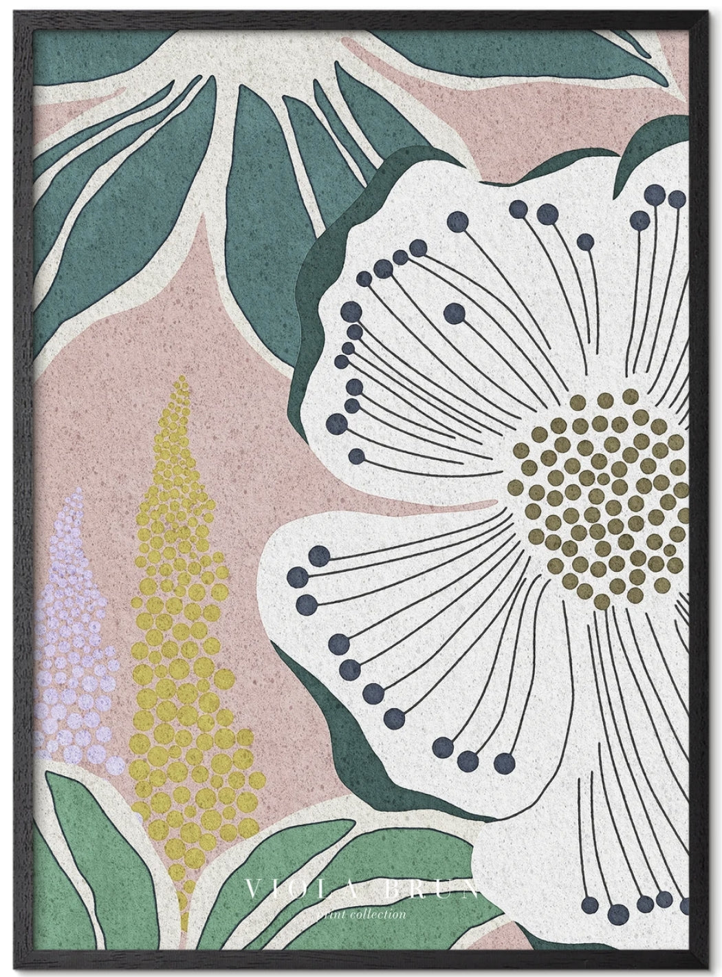 Poster & Frame | Bloom Dusty Rose - Bolighuset Werenberg