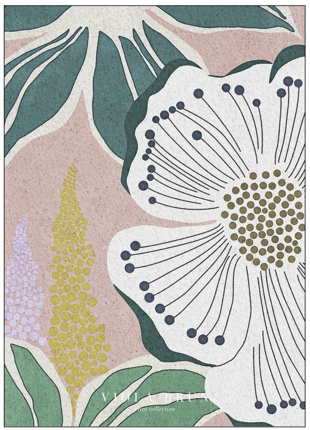 Poster & Frame | Bloom Dusty Rose - Bolighuset Werenberg