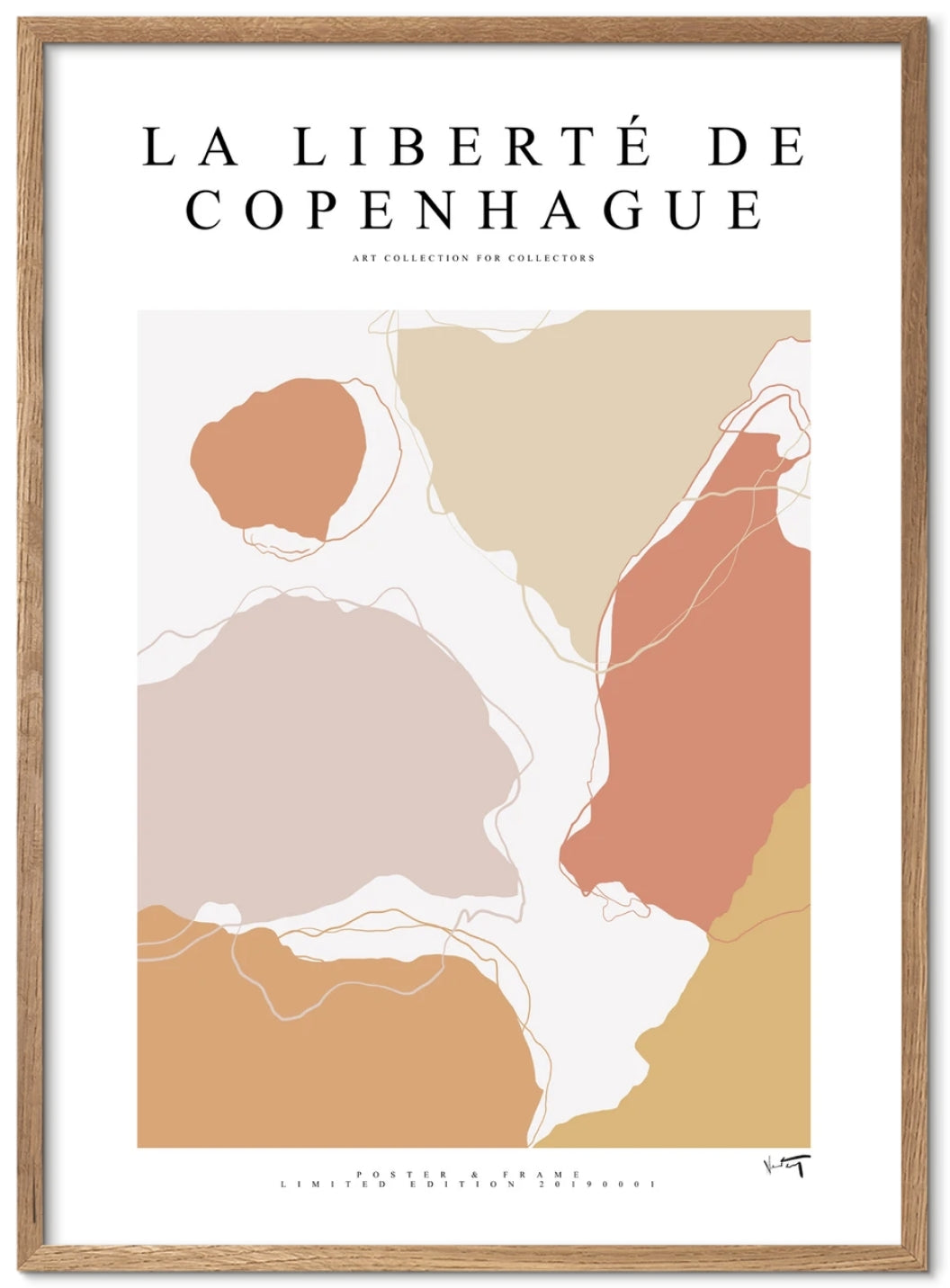 Poster & Frame | La Liberté De Copenhague - 001 - Bolighuset Werenberg 