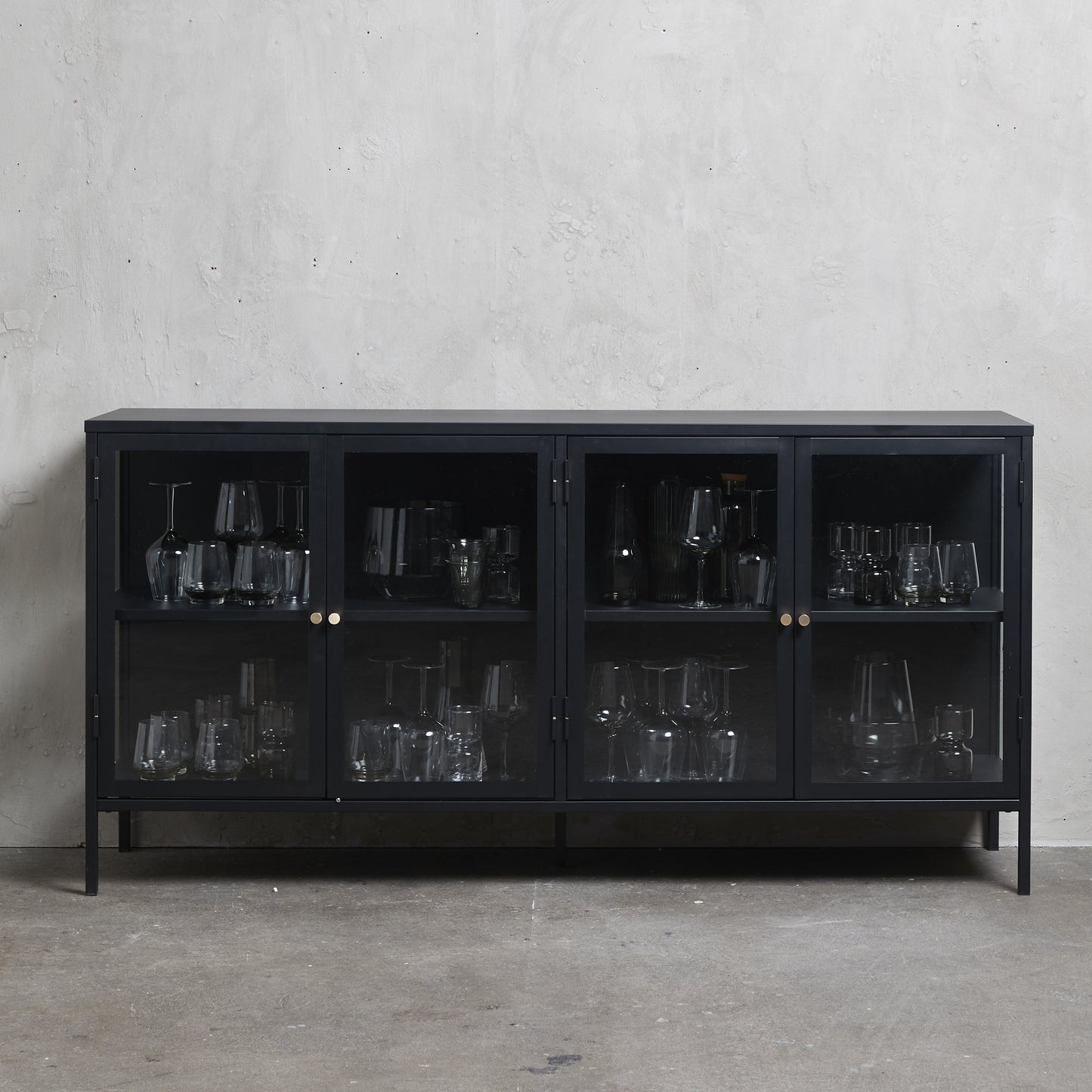 Unique Furniture | Carmel vitrineskab - 4 sektioner | Bolighuset Werenberg