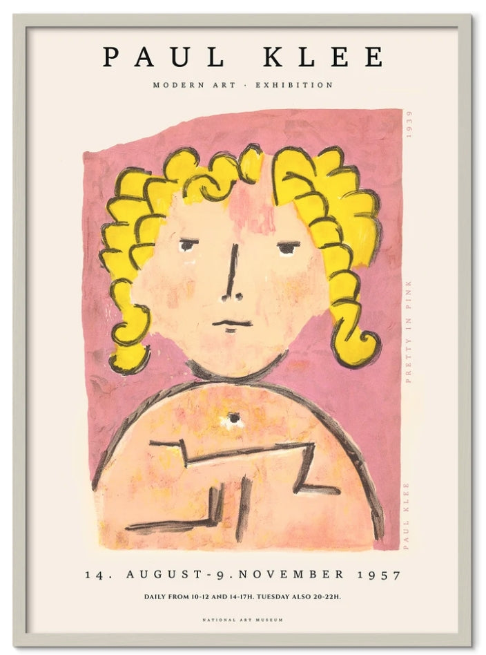 Poster & Frame | Paul Klee - Pretty in pink - Bolighuset Werenberg