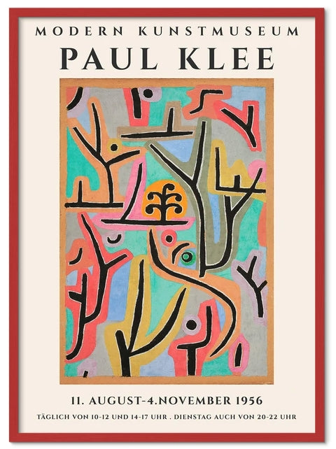 Poster & Frame | Paul Klee - Modern Kunstmuseum - Bolighuset Werenberg