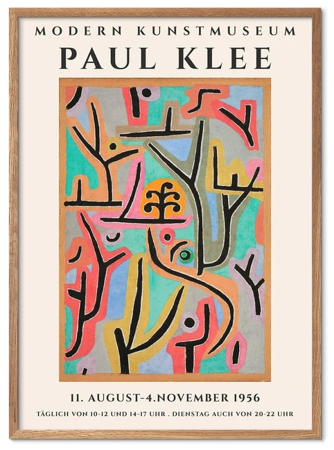 Poster & Frame | Paul Klee - Modern Kunstmuseum - Bolighuset Werenberg