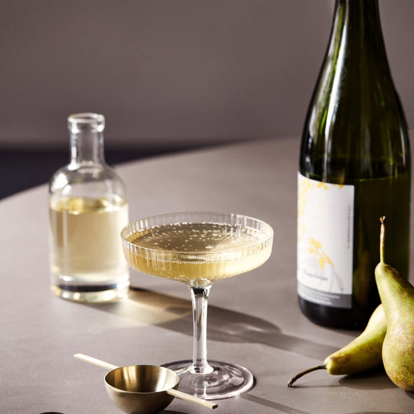 Ferm Living | Ripple Champagne Saucers - Set of 2 | Bolighuset Werenberg