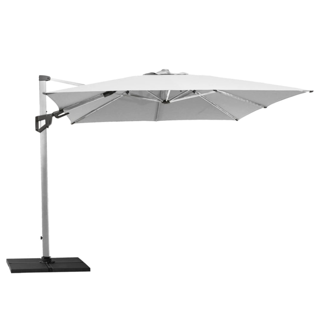 Cane-line | Hyde Luxe Tilt parasol, 3x3 m - Silver