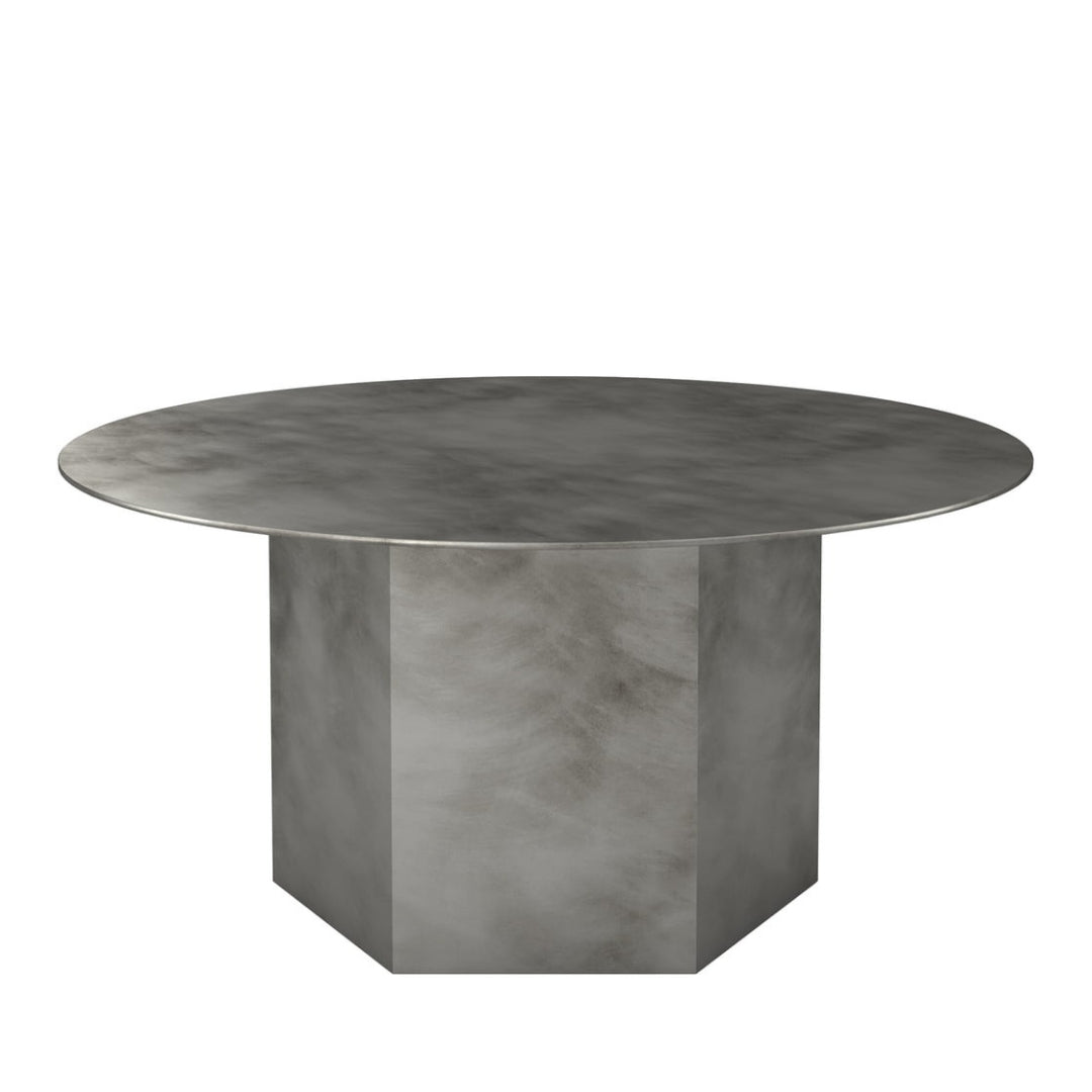 GUBI | Epic Coffee Table - Steel, 80 cm | Bolighuset Werenberg