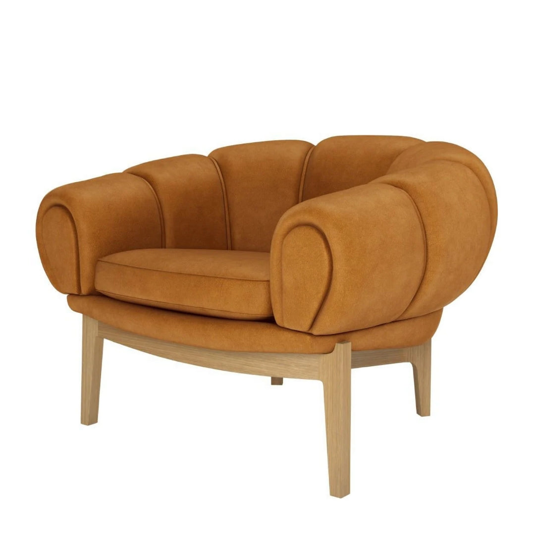 GUBI | Croissant Lounge Chair - Bolighuset Werenberg