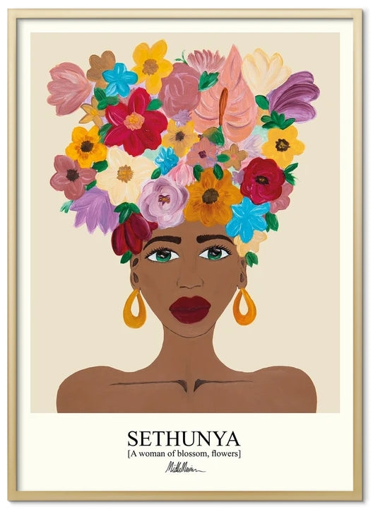 Poster & Frame | Sethunya Warm - Bolighuset Werenberg
