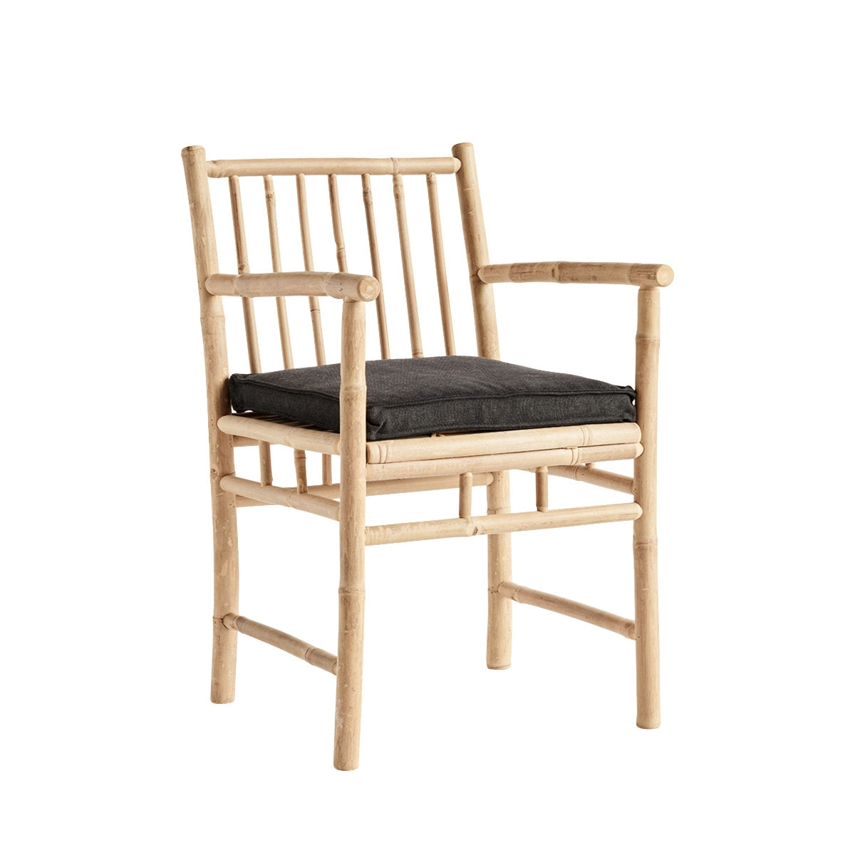 Tine K Home | Bambus spisebordsstol med armlæn | Bolighuset Werenberg