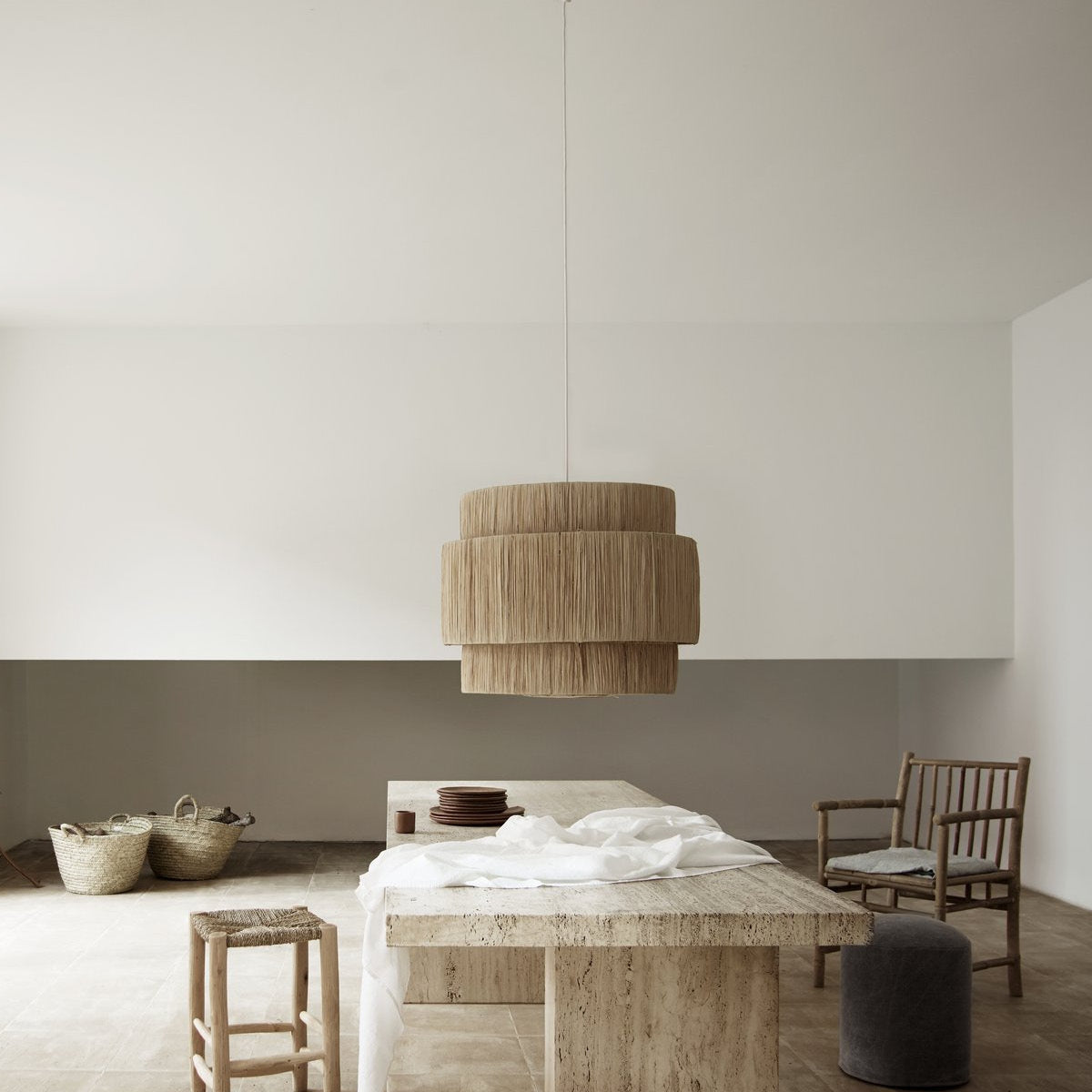 Tine K Home | Bambus spisebordsstol med armlæn | Bolighuset Werenberg