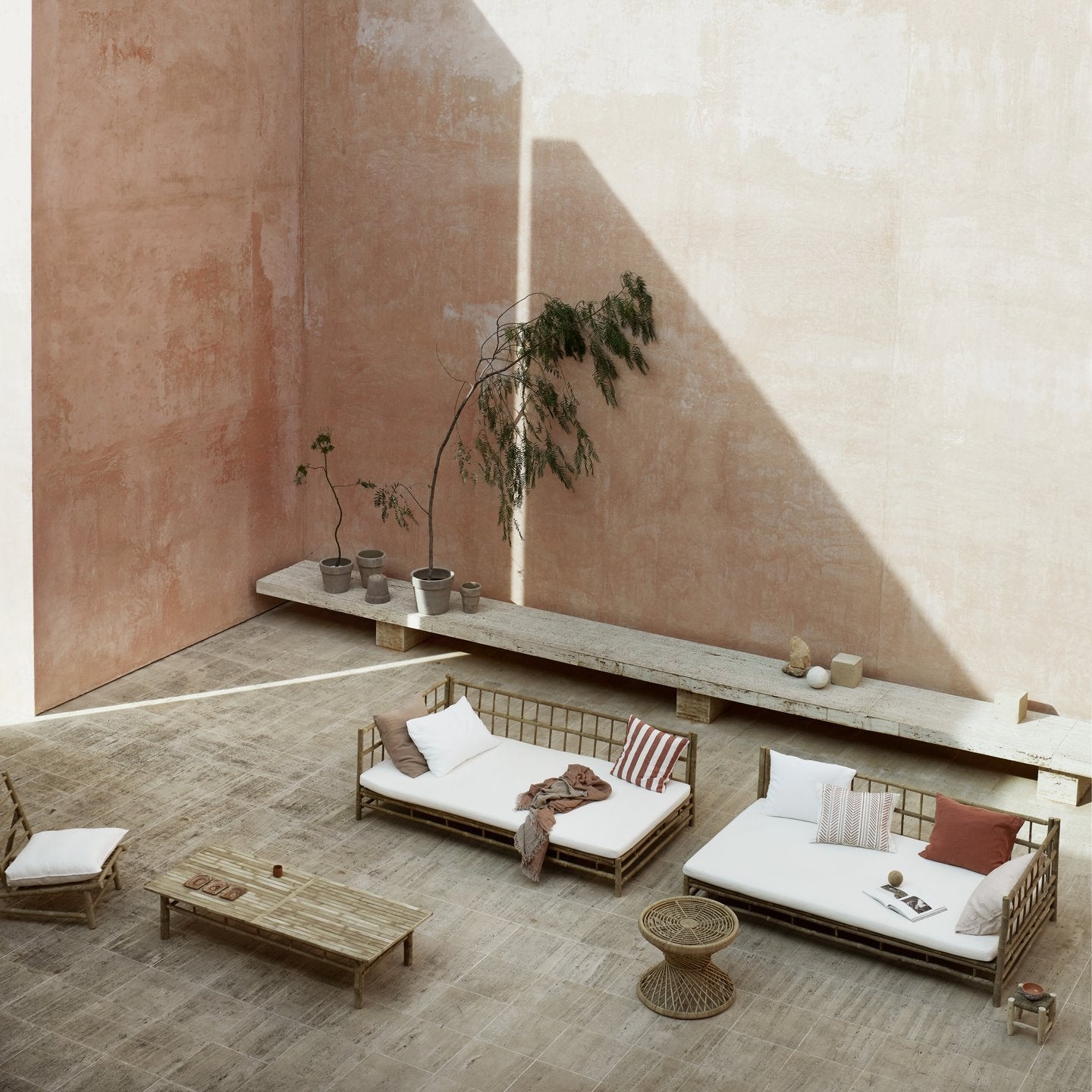 Tine K Home | Bambus lounge solseng - Højre | Bolighuset Werenberg