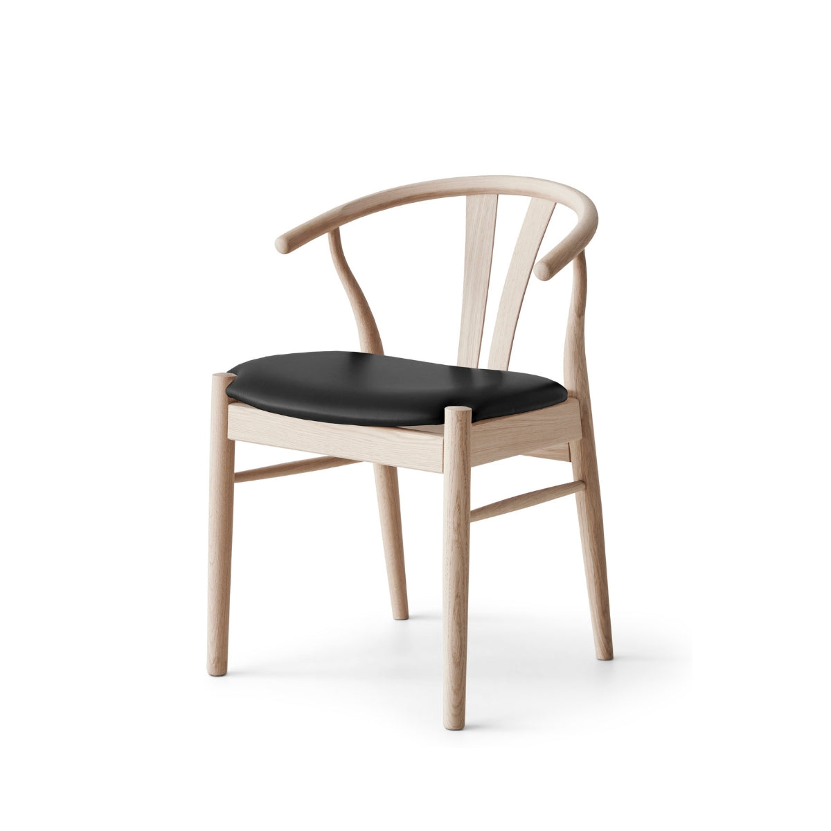 Findahl by Hammel | Frida spisebordsstol - lædersæde