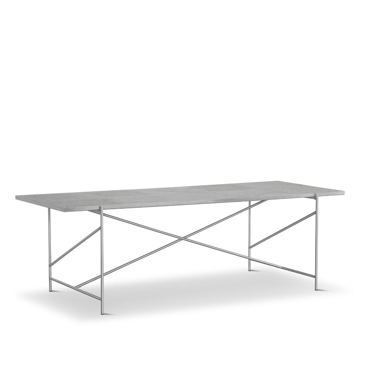 HANDVÄRK | Dining Table 230 - Stainless Steel Frame - Bolighuset Werenberg
