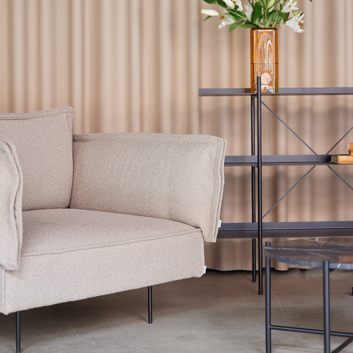 HANDVÄRK | Modular Sofa One Seat Lounge Chair - Fabric - Bolighuset Werenberg