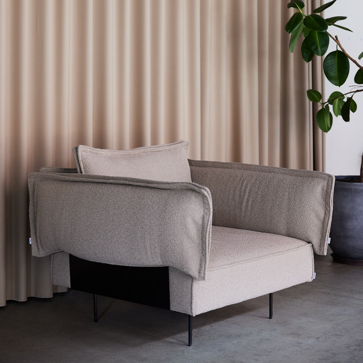 HANDVÄRK | Modular Sofa One Seat Lounge Chair - Fabric - Bolighuset Werenberg