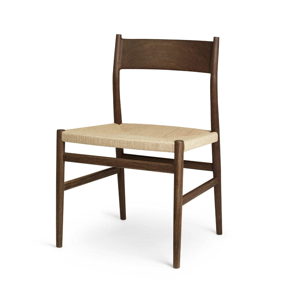 Brdr. Krüger | Arv Chair Without Armrest, Solid Backrest - Weaved Seat