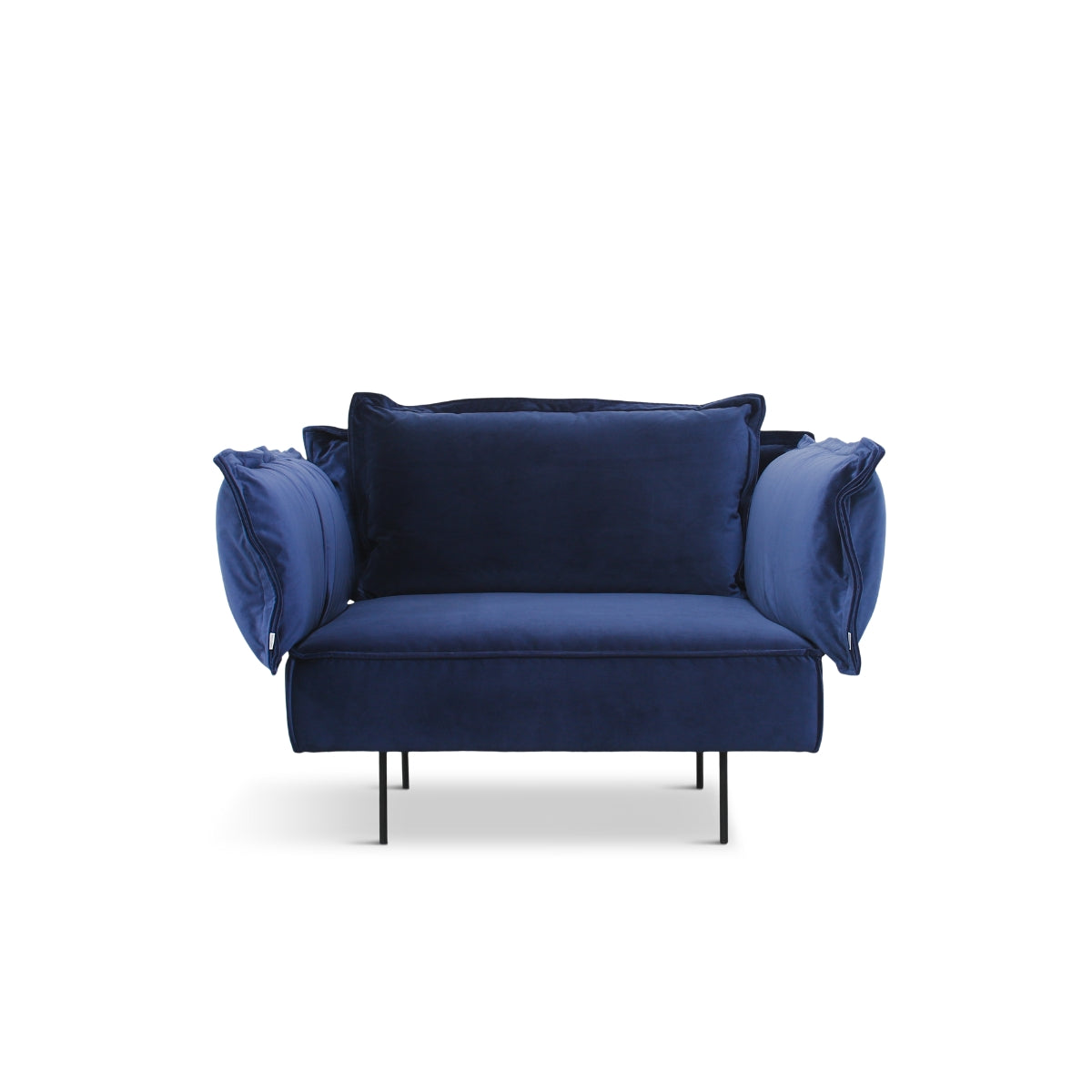 HANDVÄRK | Modular Sofa One Seat Lounge Chair - Velvet - Bolighuset Werenberg