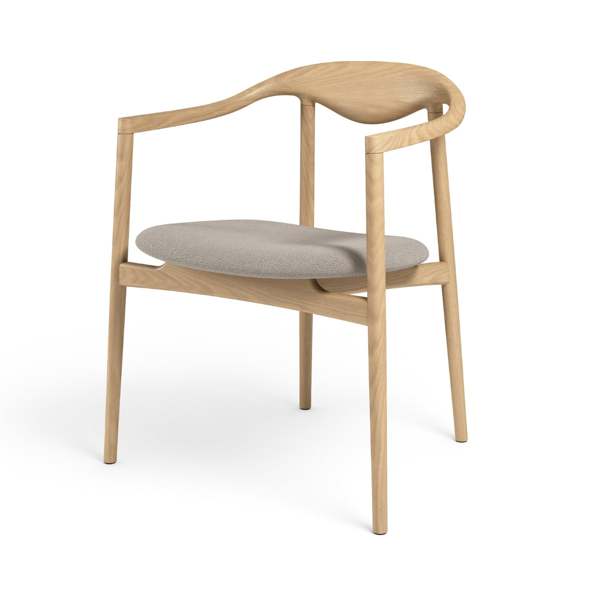 Brdr. Krüger | Jari Dining Chair - Fabric - Bolighuset Werenberg