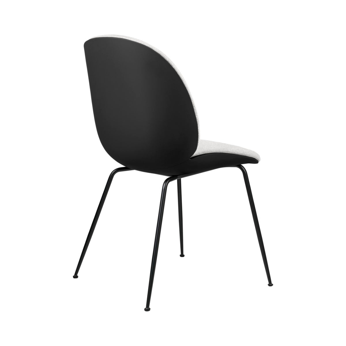 GUBI | Beetle Dining Chair - Conic Base, Front Upholstered