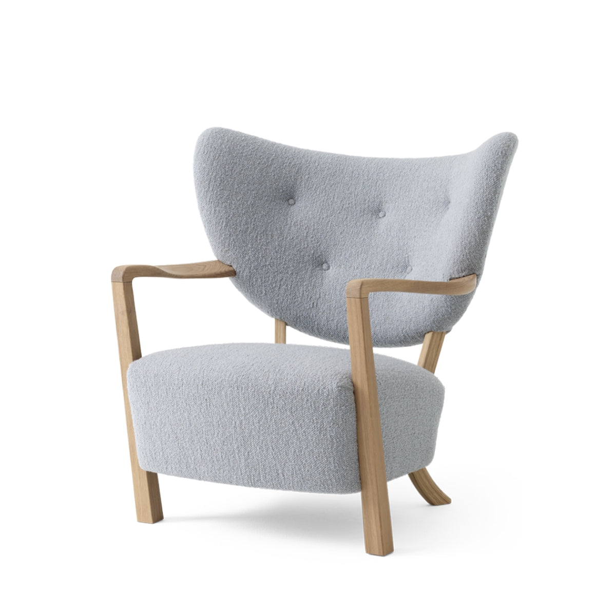 &Tradition | Wulff ATD2 Lounge Chair - Sheepskin Honey - Bolighuset Werenberg