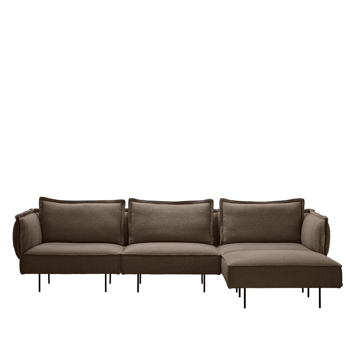 HANDVÄRK | Modular 3 Seat Sofa with Chaise - Cloud - Bolighuset Werenberg