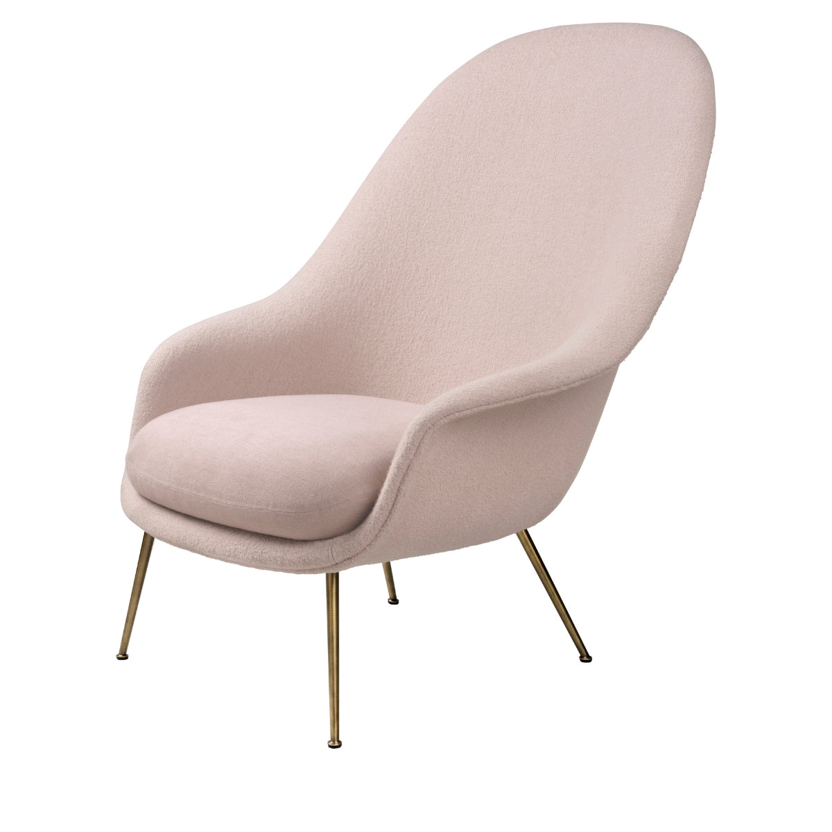 GUBI | Bat Lounge Chair Fully Upholstered High back