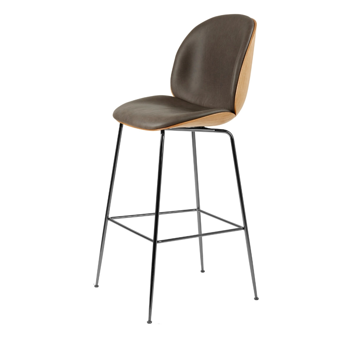 GUBI | Beetle Bar Chair – Oak, Fully Upholstered