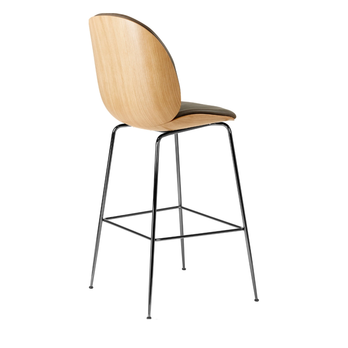 GUBI | Beetle Bar Chair – Oak, Fully Upholstered