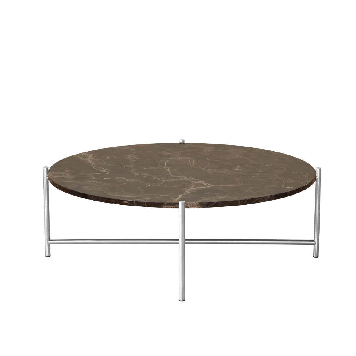 HANDVÄRK | Round Coffee Table 90 - Stainless steel