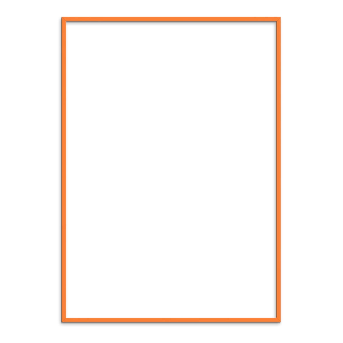 Poster & Frame | Egetræ Ramme - Orange