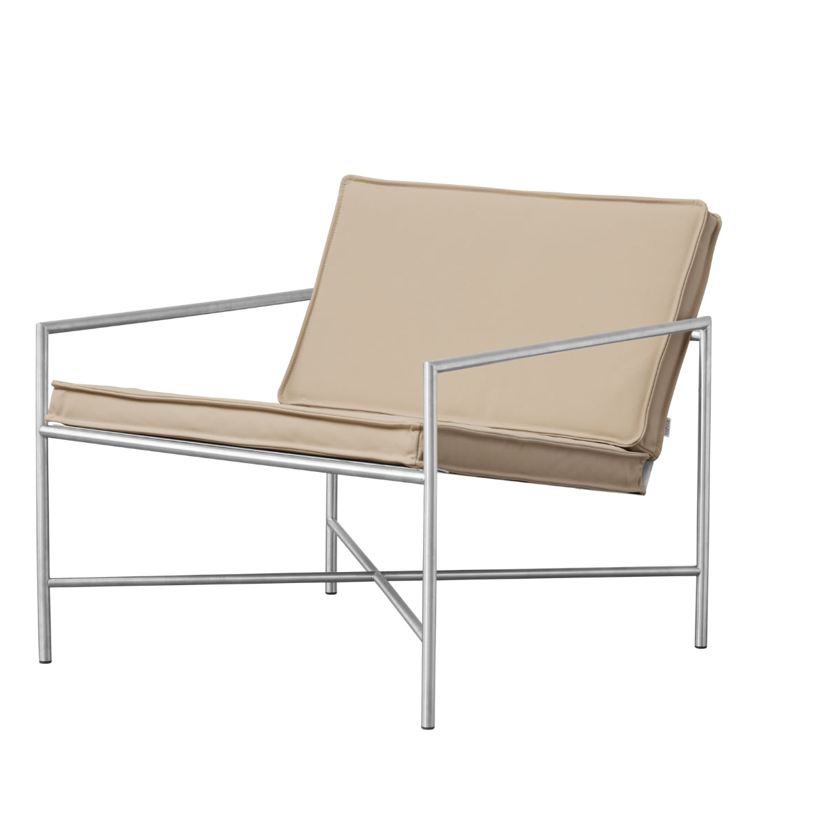 HANDVÄRK | Lounge Chair, rustfrit stål - flux