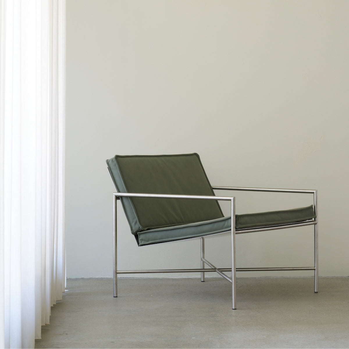 HANDVÄRK | Lounge Chair, rustfrit stål - flux