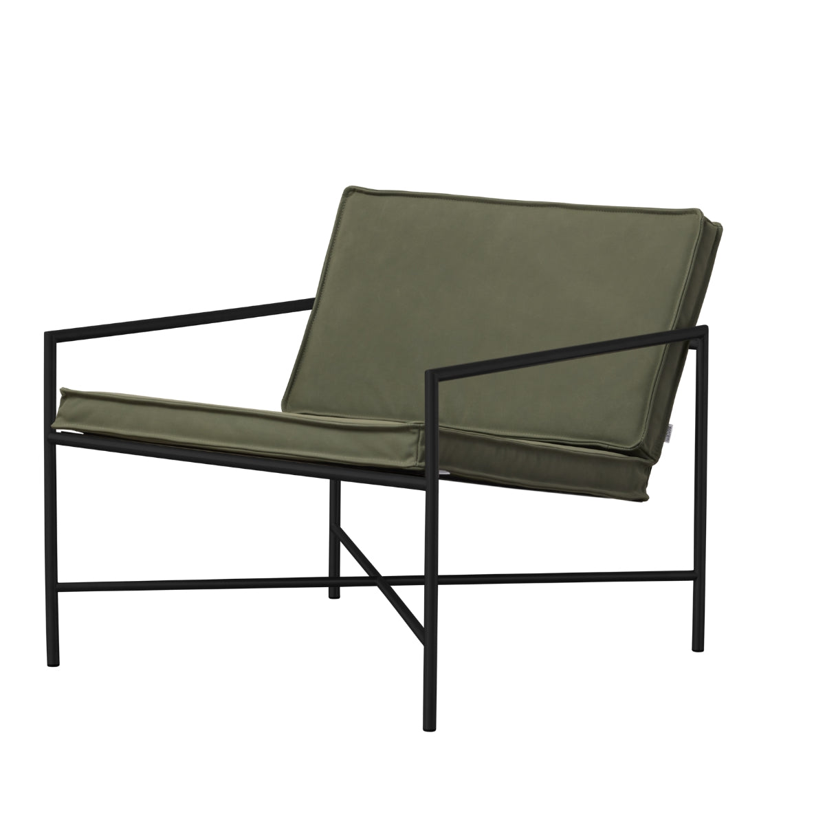 HANDVÄRK | Lounge Chair, sort stål - flux