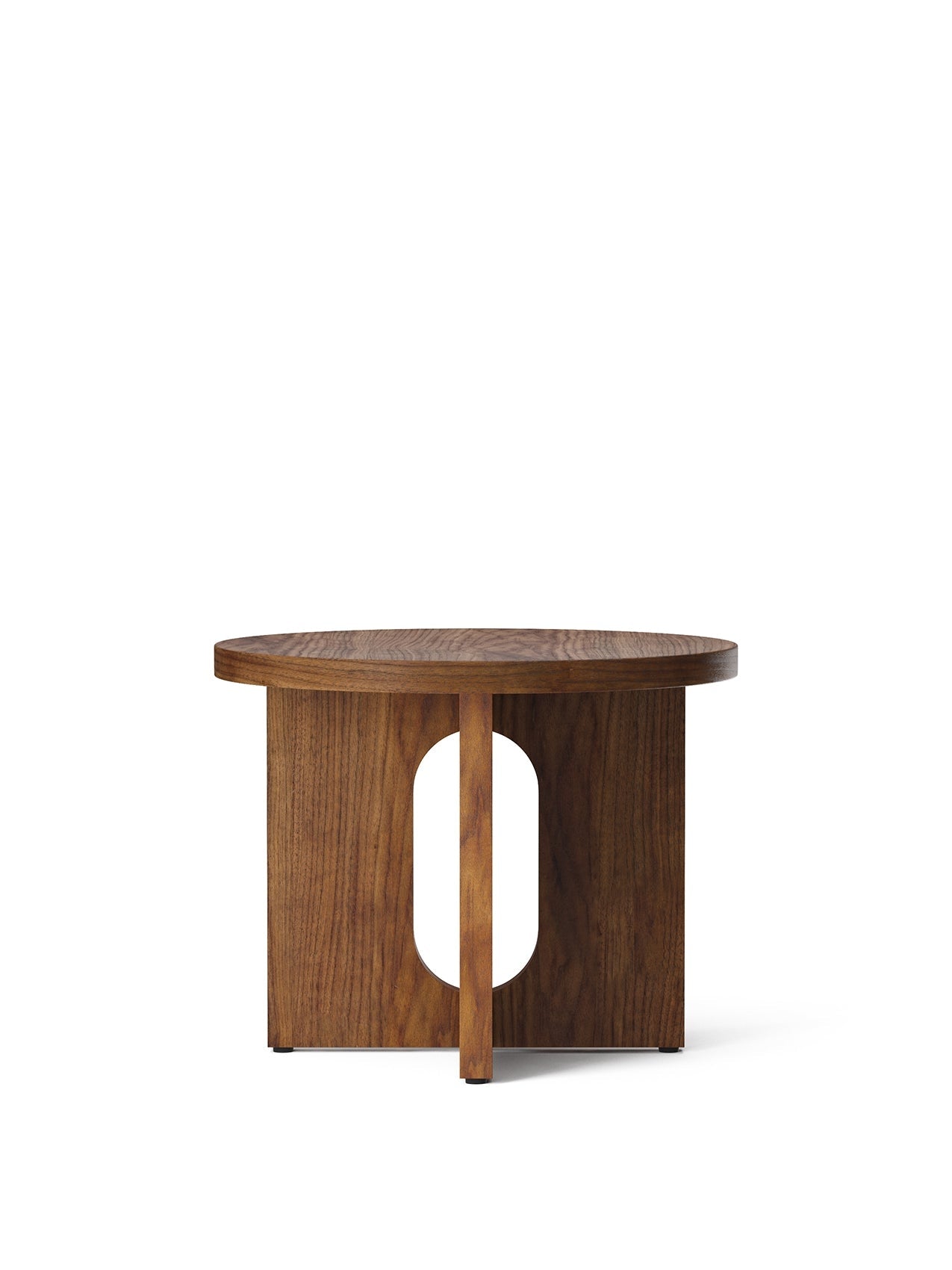 Audo Copenhagen | Androgyne Side Table, Dark Oak – Ø50