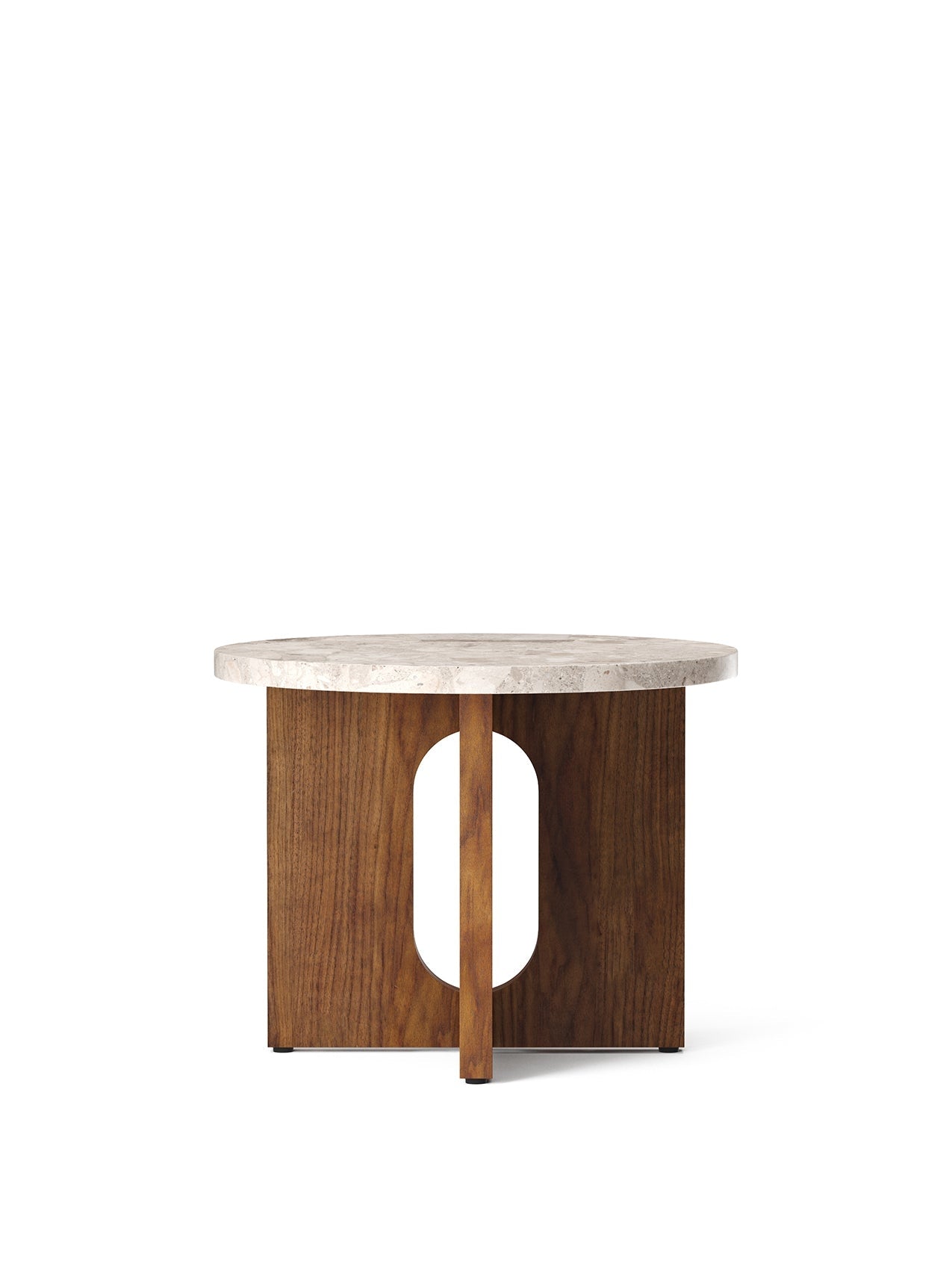 Audo Copenhagen | Androgyne Side Table, Dark Oak – Ø50