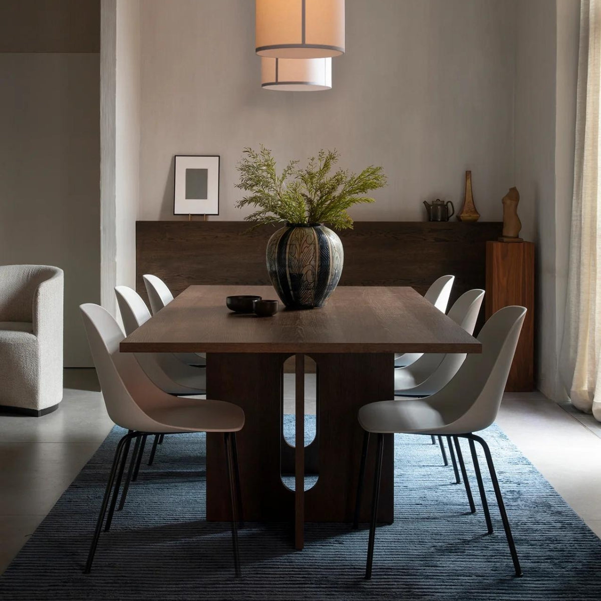 Audo Copenhagen | Androgyne Dining Table, Dark Oak – Rectangular