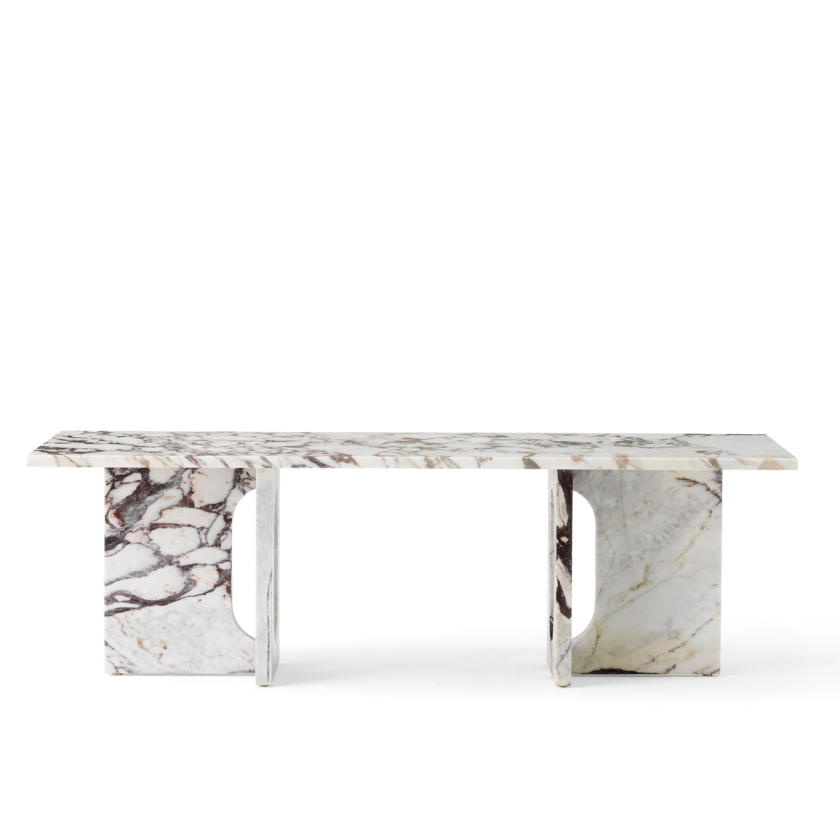 Audo Copenhagen | Androgyne Lounge Table, Calacatta Viola – 120x45 cm